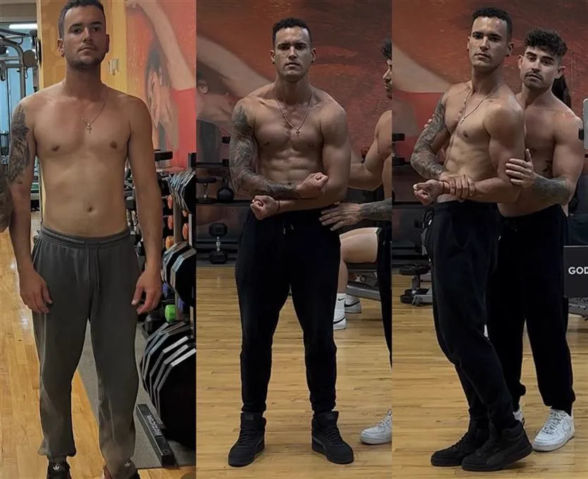 Antes y después de un alumno GOODDOOFIT