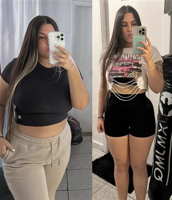 Antes y después de un alumno GOODDOOFIT
