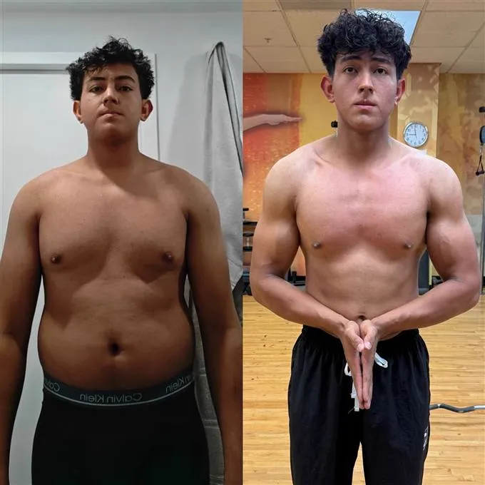 Antes y después de un alumno GOODDOOFIT