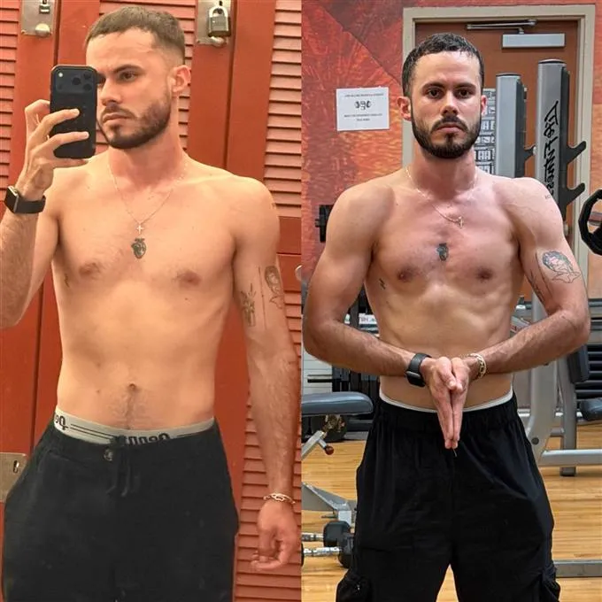 Antes y después de un alumno GOODDOOFIT