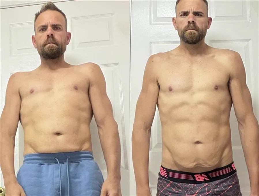 Antes y después de un alumno GOODDOOFIT