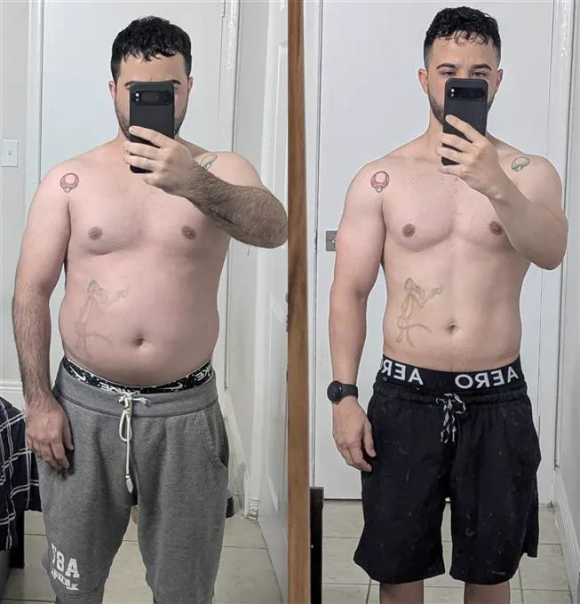 Antes y después de un alumno GOODDOOFIT