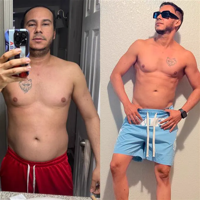 Antes y después de un alumno GOODDOOFIT